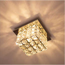 Plafon Cristal K9 Legítimo Cubo Lustre PLF-4546 St4546