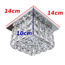 Plafon Cristal K9 Legítimo Cubo Lustre PLF-4546 St4546