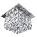 Plafon Cristal K9 Legítimo Cubo Lustre PLF-4546 St4546