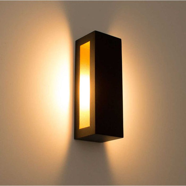 Arandela Puch  Preta Led Efeito Decorativa Parede Teto 5w 15cm 5745/15-PT/CB-M St154