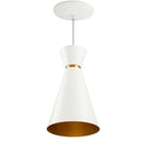 Pendente Lustre Pequim Cone 31 cm em Alumínio para Balcão, Mesa e Área Gourmet 4054 St436