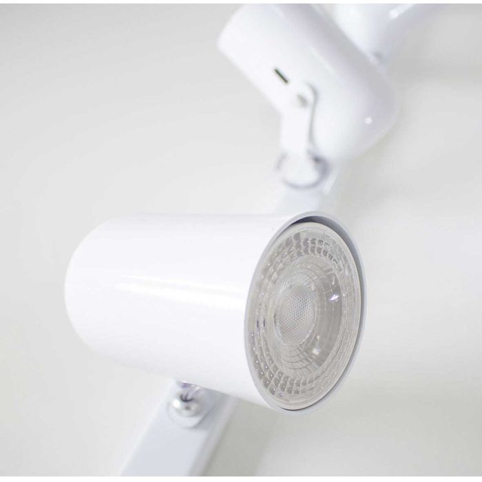 Trilho 3 Spots P/ Par20 100cm Branco 3000/3 ST958