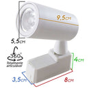 Spot Para Trilho Eletrificado 12w Branco DS7120 St796