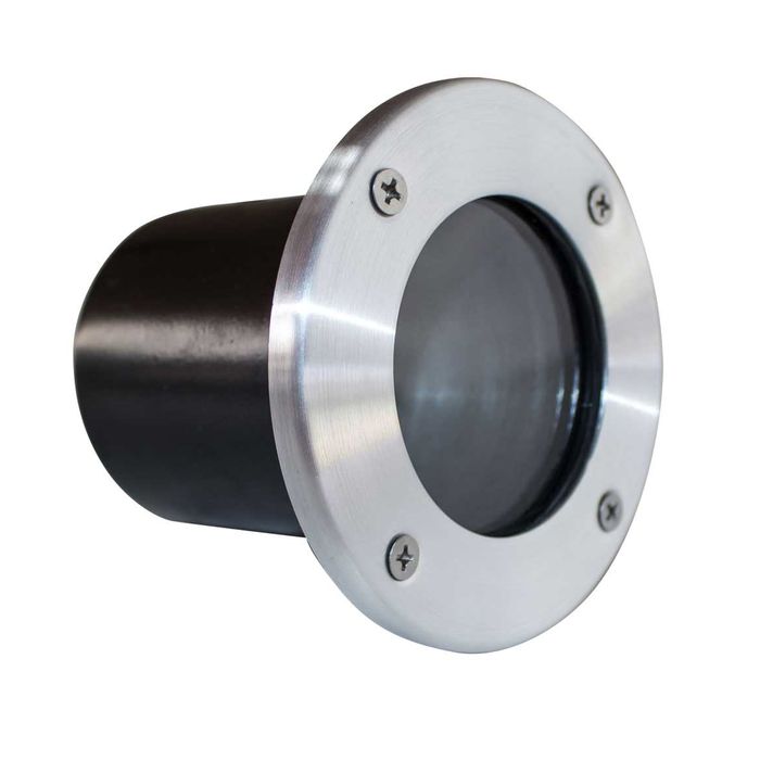 Embutido de solo Escovado pequeno refletor p/ lâmpada GU10 MR16 ST3059