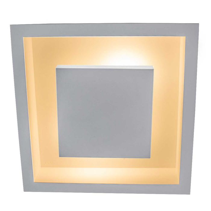Plafon Luz Indireta 50x50cm Embutir Para Lâmpadas E27 250/5E BT St679