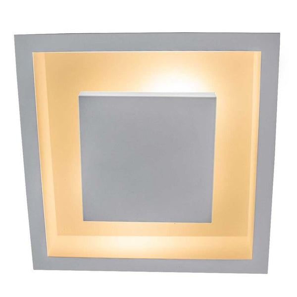 Plafon Luz Indireta 38x38cm Embutir Para Duas Lâmpadas 250/4E BT St673