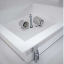 Plafon Luz Indireta 38x38cm Embutir Para 2 Lâmpadas 250/4E BT St673-Starlumen-Starlumen