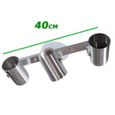 Trilho 3 Spots P/ Par20 40cm Escovado 3000/3 St957