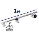 Trilho 3 Spots P/ Par20 100cm Escovado 3000/3 ST958