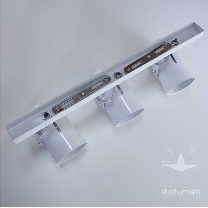 Trilho 3 Spots P/ Par20 40cm Branco St957