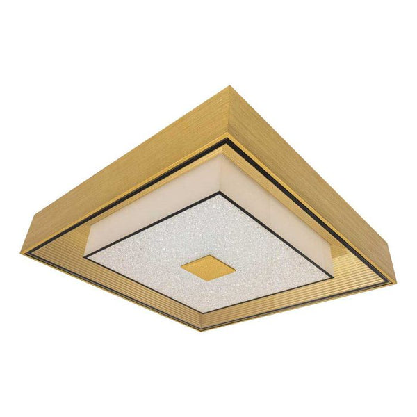 Plafon Zeus Ouro LED 12W 34cm Efeito Estrelado PS-30959-12W ST1737