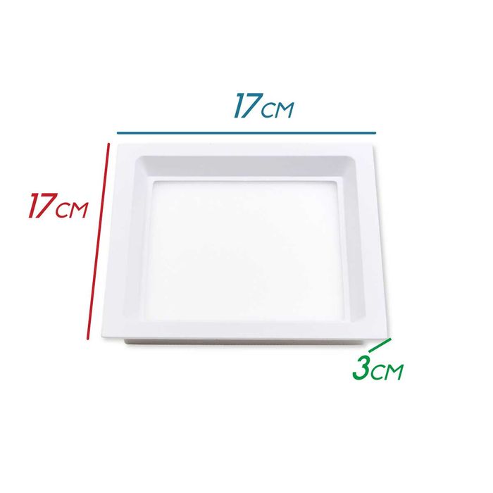 Painel Led Embutir Recuado Quadrado 15w St1026-Starlumen-