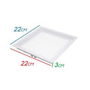 Painel Led Embutir Recuado Quadrado 22w St1028-Starlumen-