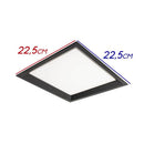 Painel Plafon Embutir Recuado Led 22w Preto St1946-Opus-Starlumen