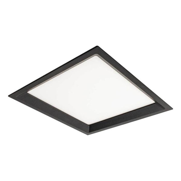 Painel Plafon Embutir Recuado Led 22w Preto St1946-Opus-Branco Quente - 3000K-Bivolt-Starlumen