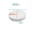 Painel Plafon LED 18W Luminária Sobrepor Redondo ST543-Starlumen-