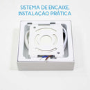 Painel Plafon LED 8W Luminária Sobrepor 9x9cm ST1044-Starlumen-