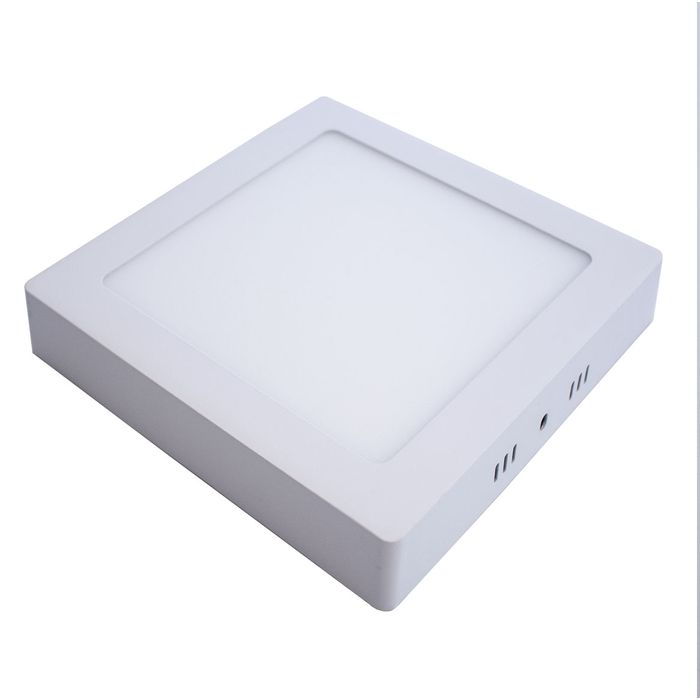 Painel Plafon Led 18w Luminária Sobrepor St226-Starlumen-Branco Quente - 3000K-Bivolt-
