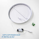 Painel Plafon Led 25w Luminária Sobrepor Redondo St546-Starlumen-