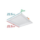 Painel Recuado LED Embutir 24W Low Frame Bella DLD024Q DLD024N ST2145-Bella Iluminação-Starlumen