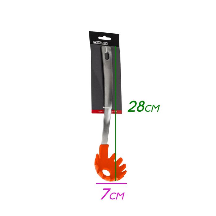 Pegador De Macarrão Em Silicone E Aço Inox St1650