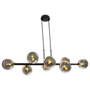 Pendente Abaporu em Metal Preto e 8 Cúpulas de Vidro P/ G9 HL004B Bella ST1863-Bella Iluminação-Starlumen