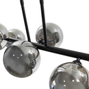 Pendente Abaporu em Metal Preto e 8 Cúpulas de Vidro P/ G9 HL004B Bella ST1863-Bella Iluminação-Starlumen