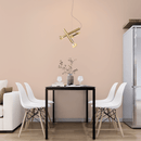 Pendente Aiko Ouro Fosco com Âmbar para 3x G9 LT014-AB Starlux ST2578-Starlux-Starlumen