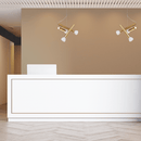 Pendente Aiko Ouro Fosco e Branco para 3x G9 LT014-WH Starlux ST2578-Starlux-Starlumen