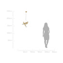 Pendente Aiko Ouro Fosco e Branco para 3x G9 LT014-WH Starlux ST2578-Starlux-Starlumen