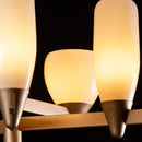 Pendente Akemi Ouro Fosco VL001-MG 5 Cúpulas Vidro para G9 Starlux ST2551-Starlux-Starlumen