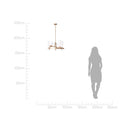 Pendente Akemi Ouro Fosco VL001-MG 5 Cúpulas Vidro para G9 Starlux ST2551-Starlux-Starlumen