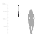 Pendente Alice Preto Fosco e Smoky ZR031 Cúpula Vidro para G9 Starlux St1795-Starlux-Starlumen