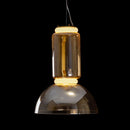 Pendente Amana Ouro Fosco e Ambar Zr110 40x53cm LED 9W 3000k Starlux ST2587-Starlux-Starlumen