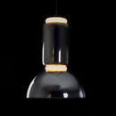 Pendente Amana Preto Fosco e Smoky ZR110 40x53cm LED 9W 3000k Starlux ST2587-Starlux-Starlumen