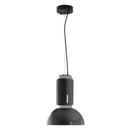 Pendente Amana Preto Fosco e Smoky ZR110 40x53cm LED 9W 3000k Starlux ST2587-Starlux-Starlumen