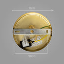 Pendente Amora Aqua Ouro e Conhaque 30cm para E27 ZR163-30WA Starlux ST2608-Starlux-Starlumen