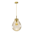 Pendente Amora Aqua Ouro e Conhaque 30cm para E27 ZR163-30WA Starlux ST2608-Starlux-Starlumen