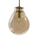 Pendente Amora Dourado Globo de Vidro Conhaque Starlux E14 ZR020-S-CO ST1722-Starlux-Starlumen