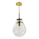 Pendente Amora Dourado Globo de Vidro Transparente Starlux E14 ZR020-S-CL ST1722-Starlux-Starlumen