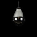 Pendente Amora Preto Globo de Vidro Smoky Starlux E14 ZR020-S-SMK ST1722-Starlux-Starlumen