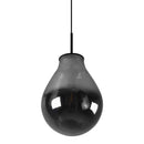 Pendente Amora Preto Globo de Vidro Smoky Starlux E14 ZR020-S-SMK ST1722-Starlux-Starlumen