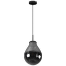 Pendente Amora Preto Globo de Vidro Smoky Starlux E14 ZR020-S-SMK ST1722-Starlux-Starlumen