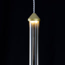 Pendente Anakin Ouro Fosco e Ambar LED 3W Branco Quente ZR151 Starlux ST2641-Starlux-Starlumen
