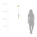 Pendente Anakin Ouro Fosco e Ambar LED 3W Branco Quente ZR151 Starlux ST2641-Starlux-Starlumen