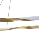 Pendente Anel Theo Ouro Cristal Led Integrado 45w MG5758-3A St1767-Starlux-Starlumen