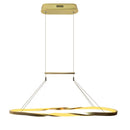 Pendente Anel Theo Ouro Cristal Led Integrado 45w MG5758-3A St1767-Starlux-Starlumen