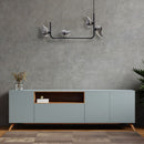 Pendente Angel Preto Fosco e Smoky LT009-SKY Preto Smoky para 4x G9 Starlux ST2611-Starlux-Starlumen