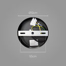 Pendente Angel Preto Fosco e Smoky LT009-SKY Preto Smoky para 4x G9 Starlux ST2611-Starlux-Starlumen