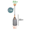 Pendente Aramado Copper Garrafa Bella Iluminação Xn004 St1295-Bella Iluminação-Starlumen